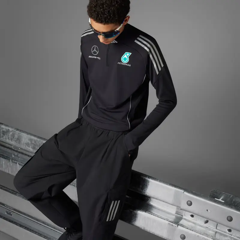 PANTALONI MERCEDES - AMG PETRONAS FORMULA ONE TEAM MECHANICS Black miniatura 4