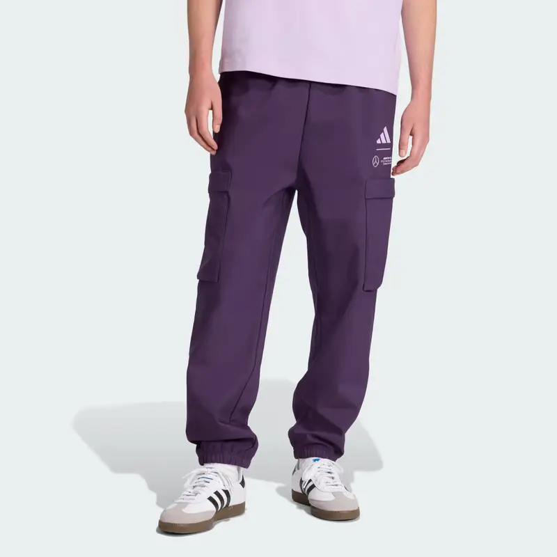 PANTALONI MERCEDES - AMG PETRONAS FORMULA ONE TEAM PREMIUM WOVEN Aurora Plum