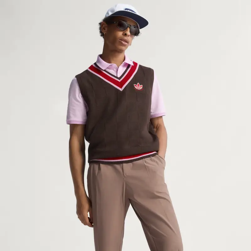 Pantaloni Originals Twistknit Pleated Trace Brown miniatura 4