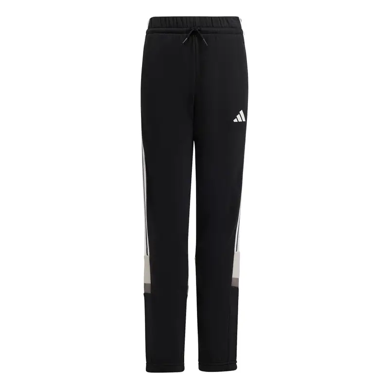 Pantaloni per bambini adidas Seasonal Essentials Tiberio 3 stripes Noir