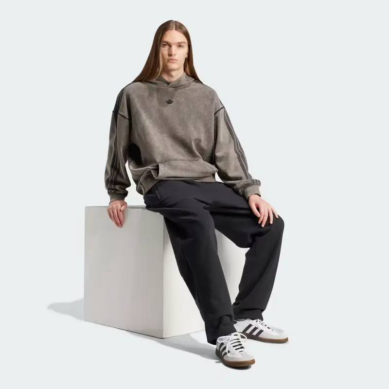 Pantaloni Premium Essentials Open Hem Black miniatura 3