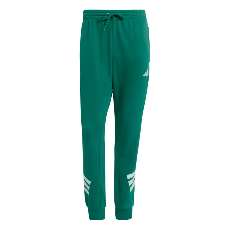 Pantaloni running adidas Terry 3-Stripes Vert