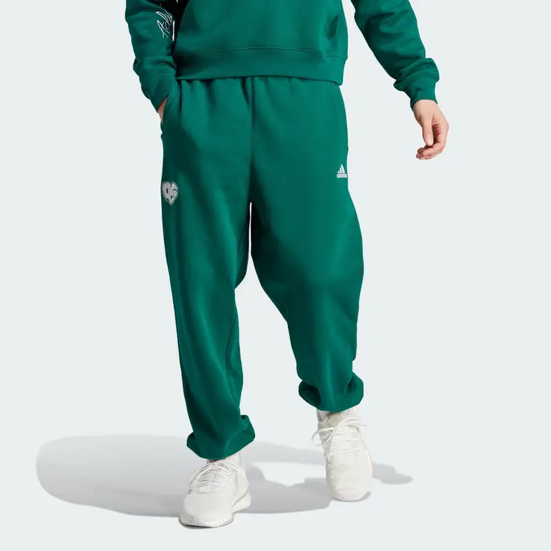 Pantaloni Scribble Fleece | Adidas Verde