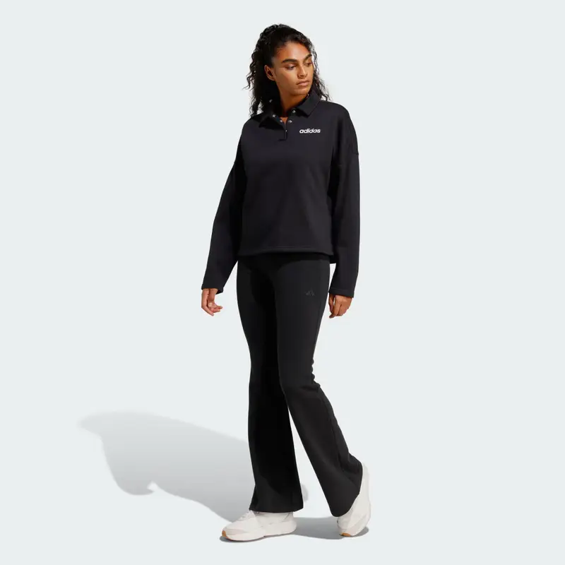 Pantaloni Seasonal Essentials French Terry Svasati Black miniatura 3