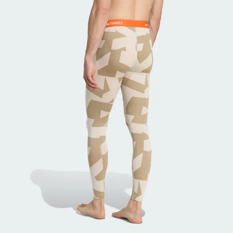 Pantaloni sintetici strato base Beige miniatura 2