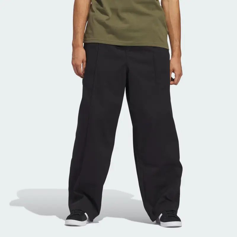 Pantaloni Skateboarding Pintuck (Neutral) Black miniatura 2