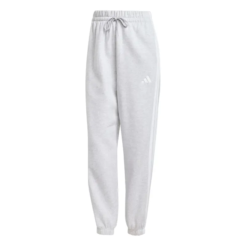 Pantaloni sportivi da donna, aderente adidas Essentials 3-Stripes Fleece Gris