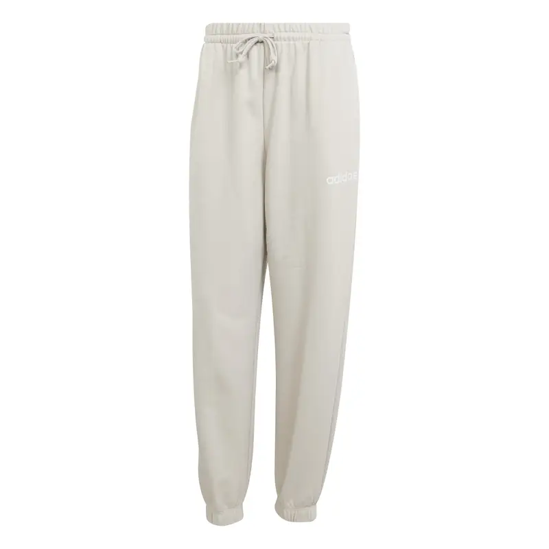 Pantaloni sportivi da donna adidas Essentials Linear French Terry Beige