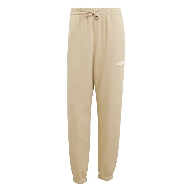 Pantaloni sportivi da donna adidas Essentials Linear French Terry Beige