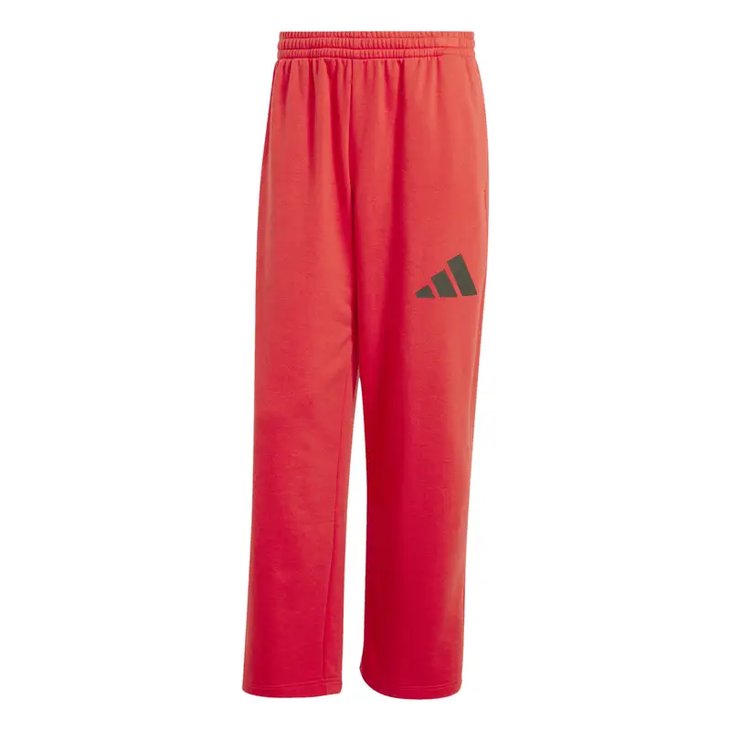 Pantaloni sportivi large adidas 3-Stripes Essentials Rouge
