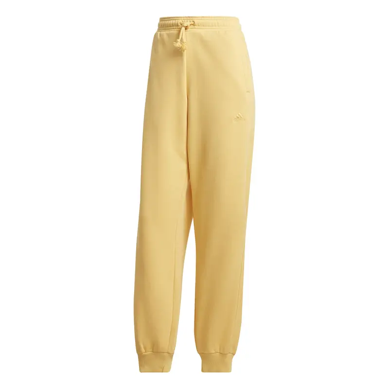 Pantaloni sportivi larghi in pile da donna Adidas All Szn Jaune
