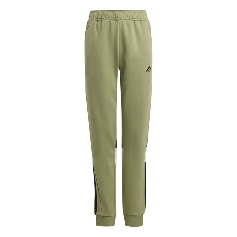 Pantaloni sportivi per bambini adidas Tiberio 3-Stripes Colorblock Vert