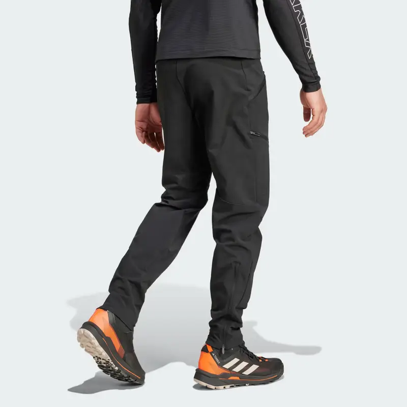 Pantaloni Techrock Brushed Softshell Black miniatura 2