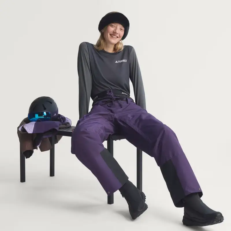 Pantaloni Terrex Xploric 2 Layer Insulated CLIMAPROOF Aurora Plum miniatura 4