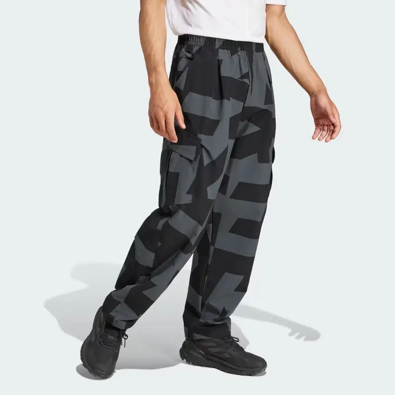 Pantaloni Terrex Xploric Cargo Printed Black miniatura 3