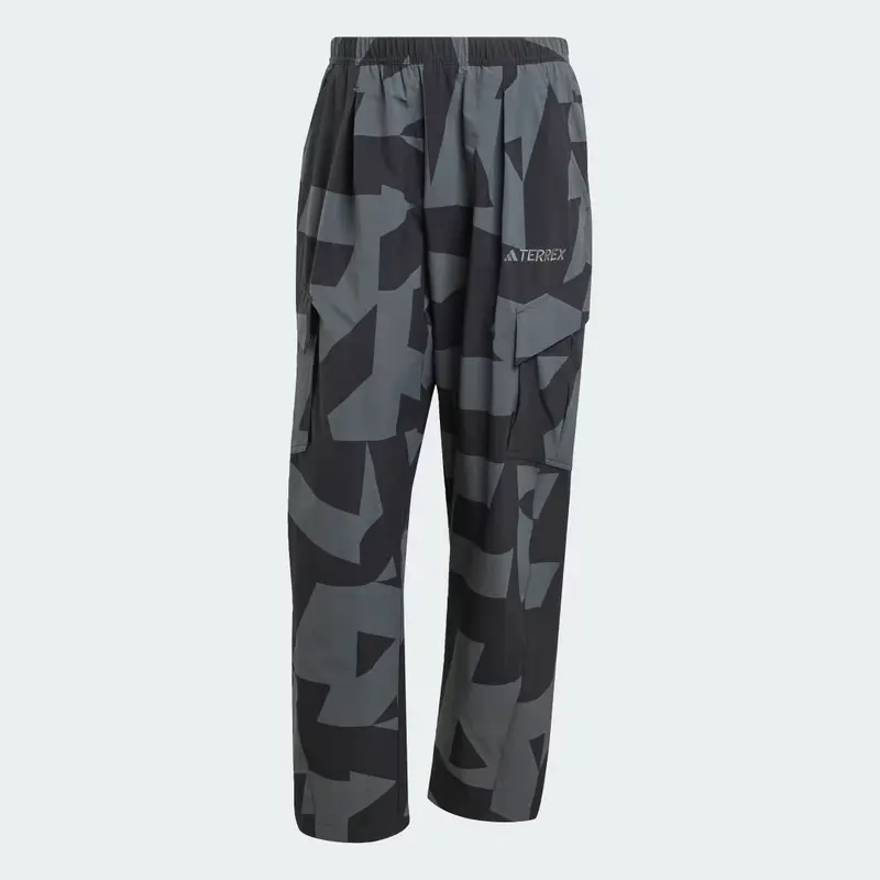 Pantaloni Terrex Xploric Cargo Printed Black miniatura 4