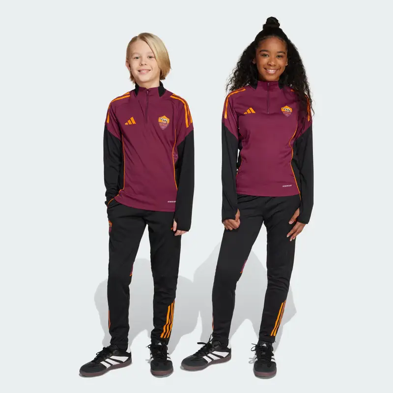 Pantaloni Tiro 25 Competition da allenamento bambini AS Roma Black miniatura 2