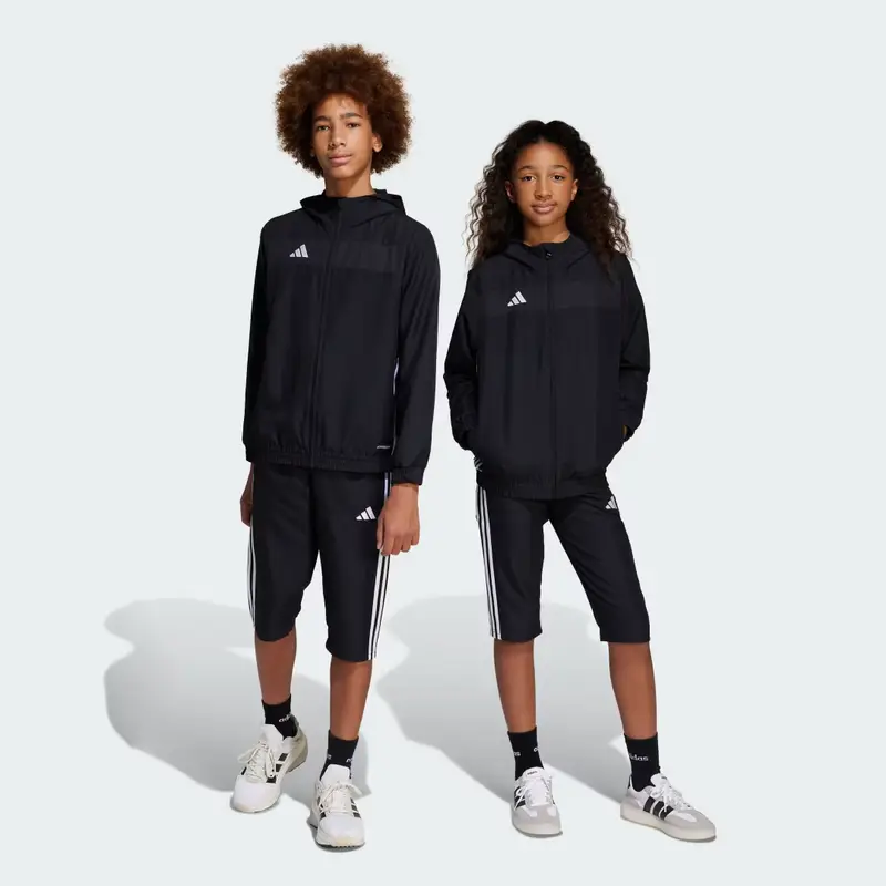 Pantaloni Tiro 25 Essentials Woven 3/4 Kids Black