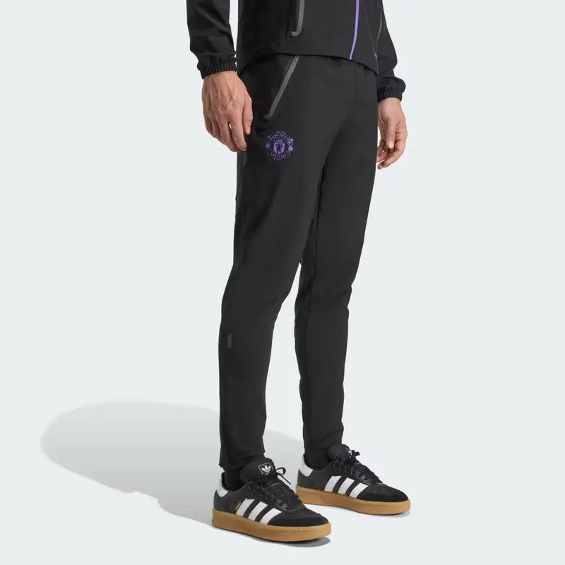 Pantaloni Travel Tiro 25 Competition Vis Tech Manchester United Black miniatura 3