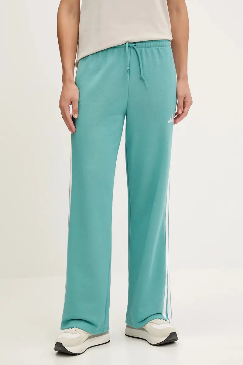pantaloni tuta 3-Stripes donna colore turchese JY3141