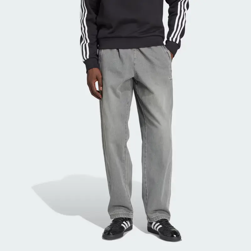 Pantaloni Tuta adidas Adicolor Loose Denim Stone Grey