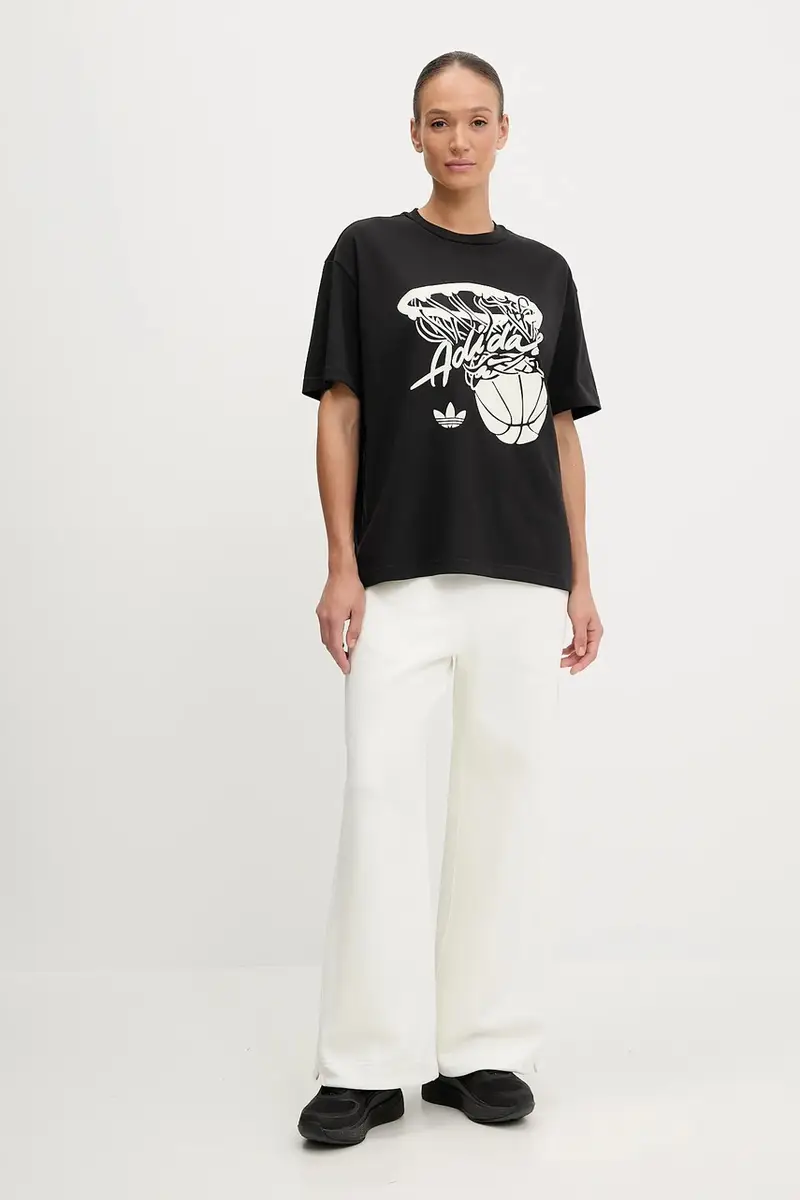 pantaloni tuta All SZN donna colore beige JV7251 miniatura 2