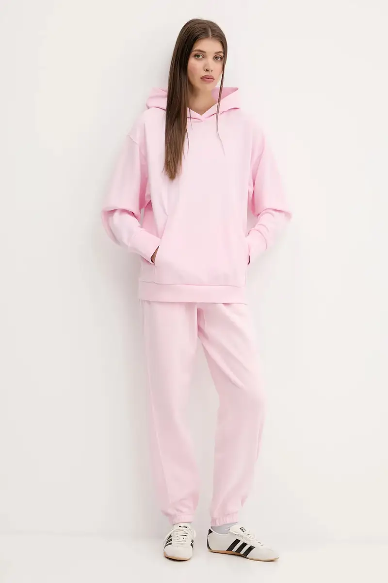 pantaloni tuta All SZN donna colore rosa JV7304 miniatura 2