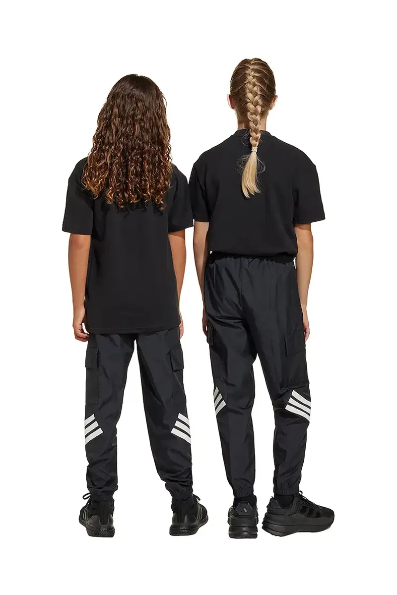 pantaloni tuta bambino/a colore nero JJ4780 miniatura 5