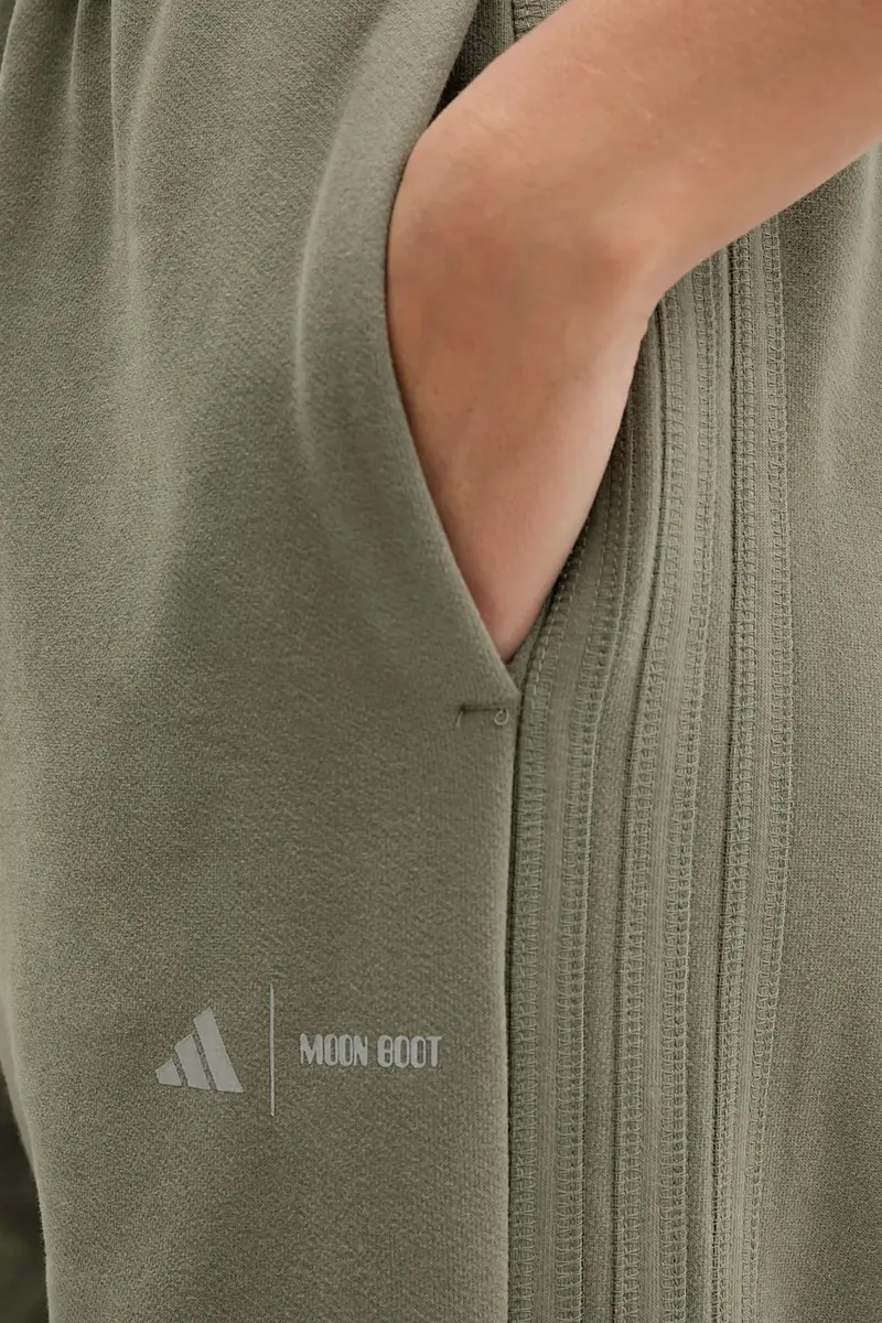 pantaloni tuta di cotone adidas x Moon Boot Verde miniatura 5
