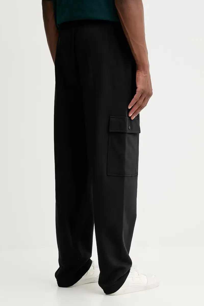 pantaloni tuta di cotone All SZN uomo colore nero JN0580 miniatura 3