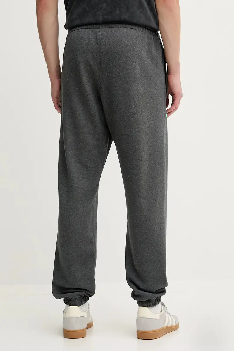 pantaloni tuta di cotone x Mercedes uomo colore grigio JX8777 miniatura 3