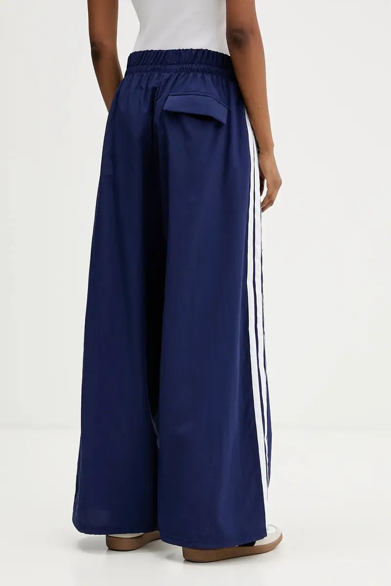 pantaloni tuta Essentials donna colore blu navy con applicazione JV5328 miniatura 3