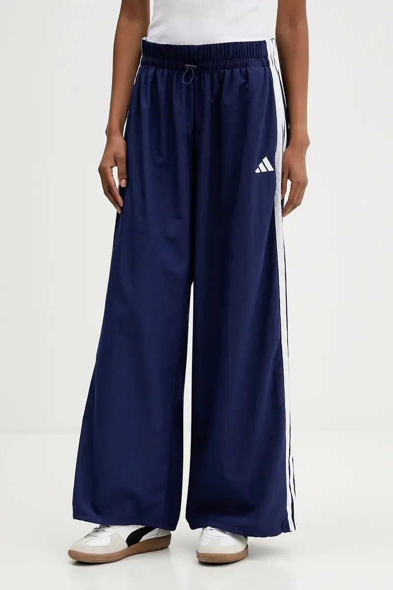 pantaloni tuta Essentials donna colore blu navy con applicazione JV5328 miniatura 4