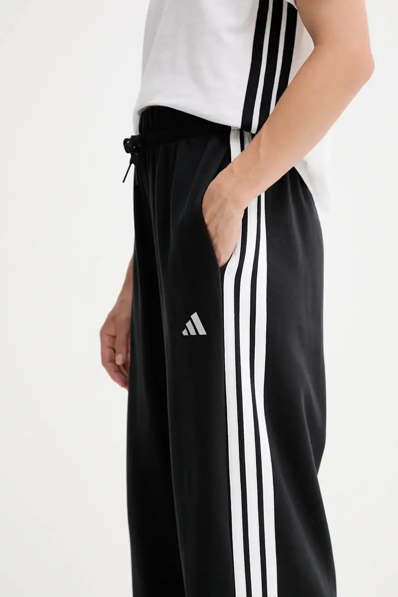 pantaloni tuta Essentials donna colore nero con applicazione JW7182 miniatura 5