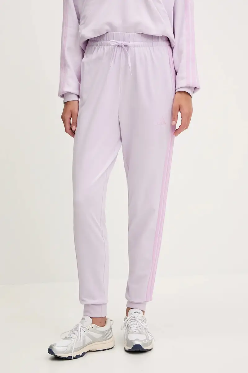 pantaloni tuta Essentials donna colore violetto JE1189