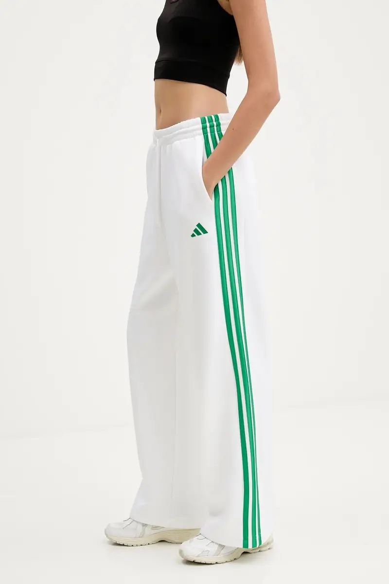 pantaloni tuta Stadium donna colore bianco con applicazione JW0533 miniatura 4