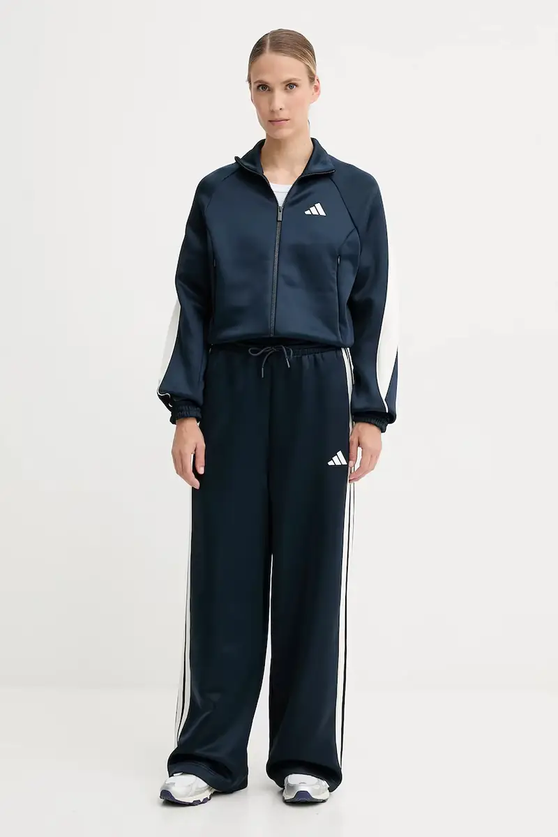 pantaloni tuta Stadium donna colore blu con applicazione JW0534 miniatura 2