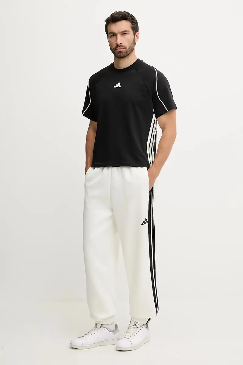 pantaloni tuta Stadium uomo colore beige con applicazione JX5619 miniatura 2