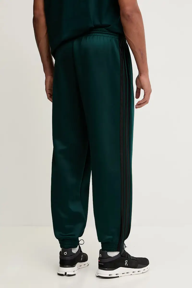 pantaloni tuta Stadium uomo colore verde con applicazione JX5622 miniatura 3