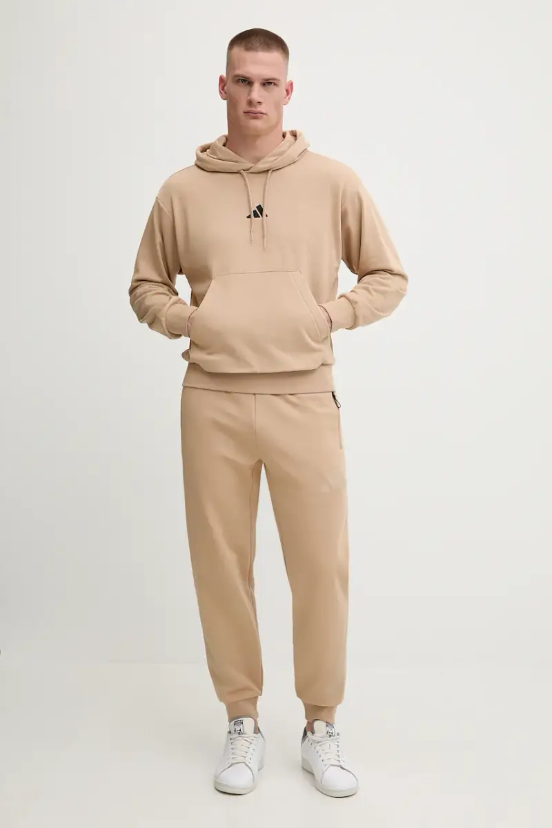 pantaloni tuta x Z.N.E uomo colore beige JW4725 miniatura 2