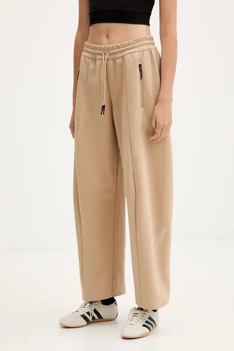pantaloni tuta Z.N.E. donna colore beige JW7770