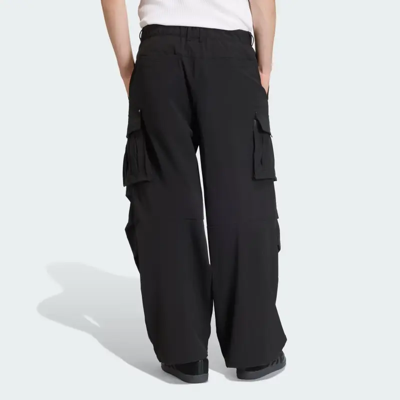 Pantaloni Utility Cargo Premium Essentials Black miniatura 2