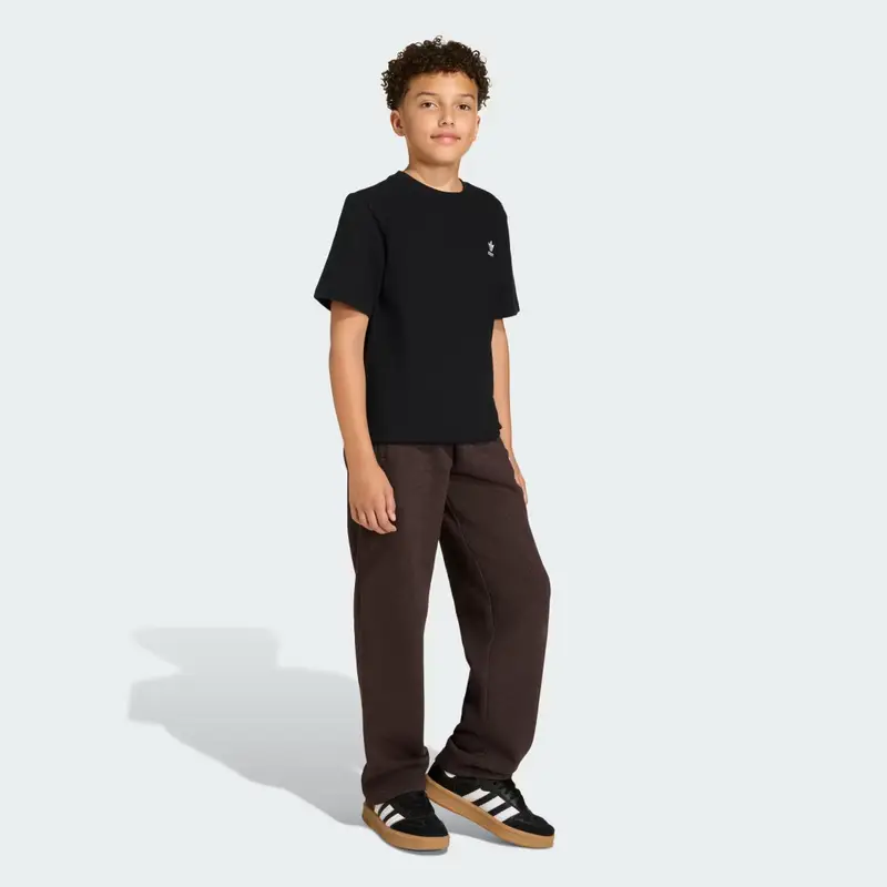 Pantaloni Wide Leg Fleece Kids Aurora Coffee Mel miniatura 3