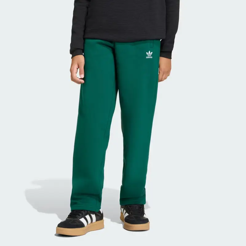 Pantaloni Wide Leg Fleece Kids Collegiate Green