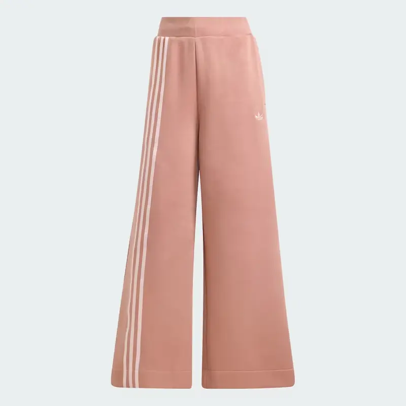 Pantaloni Wide Off Placed 3 strisce Warm Clay miniatura 4