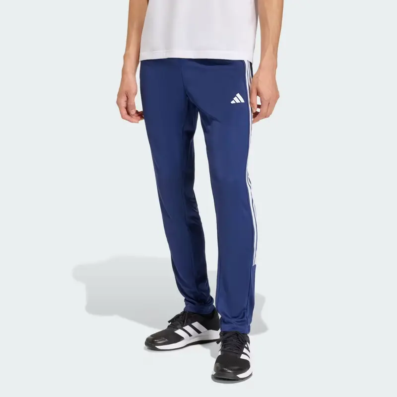 PANTALONI WORKOUT ESSENTIALS ALL-SET IN TESSUTO KNIT CON LE 3 STRISCE Dark Blue