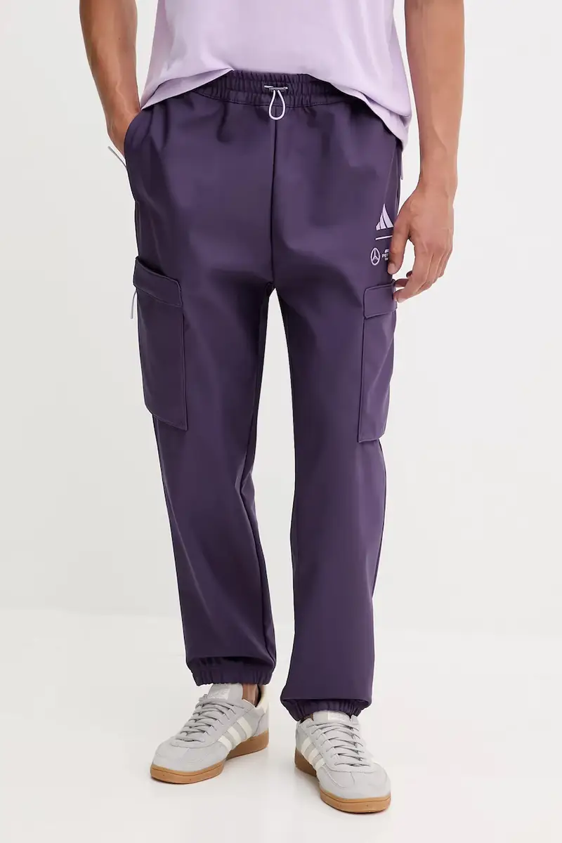 pantaloni x Mercedes uomo colore violetto JX8813