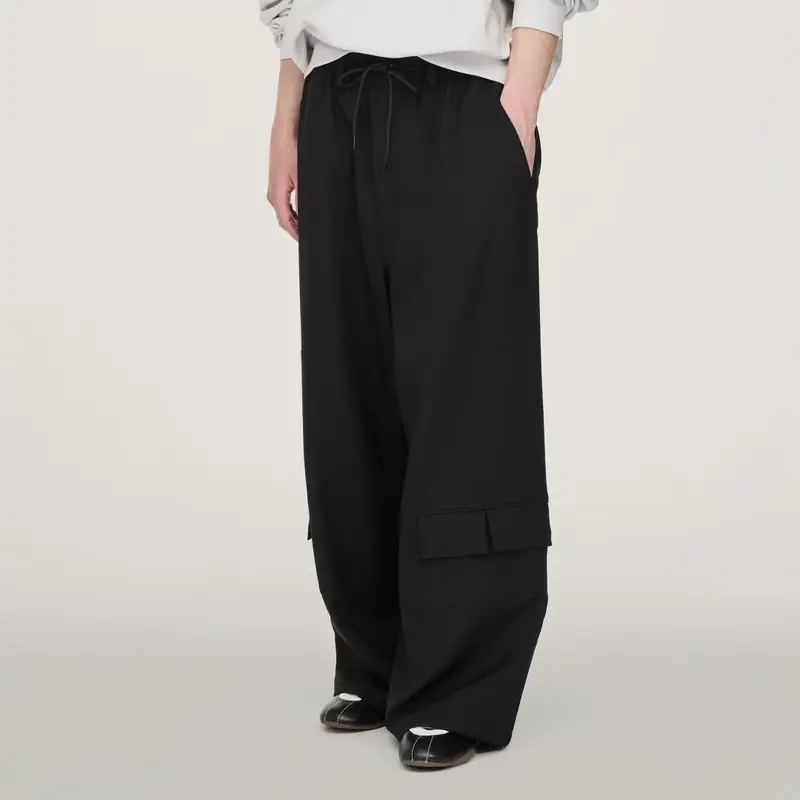 Pantaloni Y-3 a gamba dritta Sport Uniform Black miniatura 4