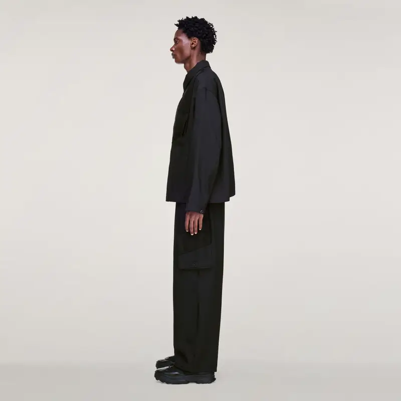 PANTALONI Y-3 SPORT UNIFORM STRAIGHT Black miniatura 2