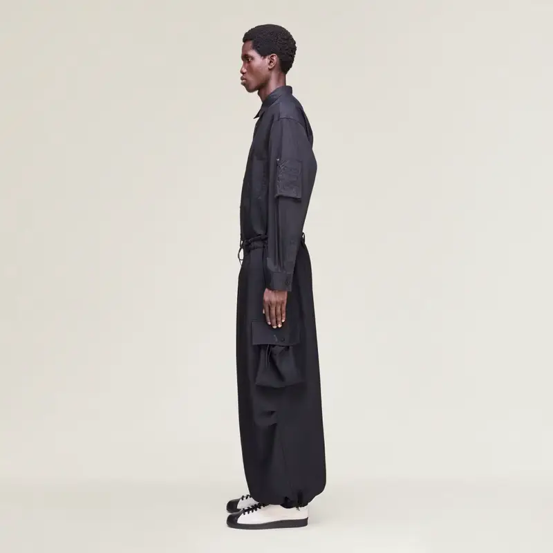 PANTALONI Y-3 SPORT UNIFORM WIDE CARGO Black miniatura 2
